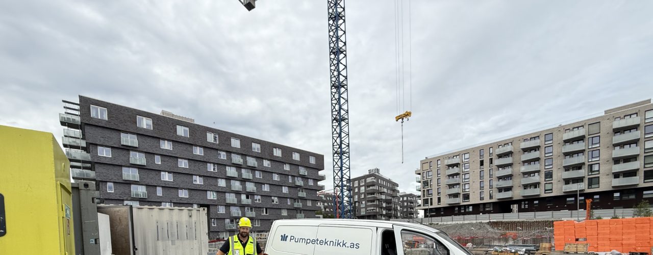 💦 Pumper til bygging av Bjørvika Skole 💦